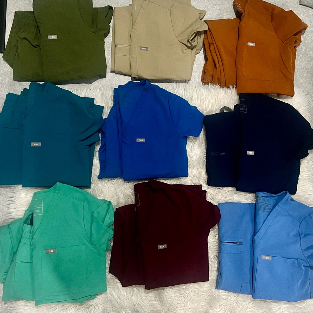 Figs Women's Casual Button Down Shirts - Multicolor Collection